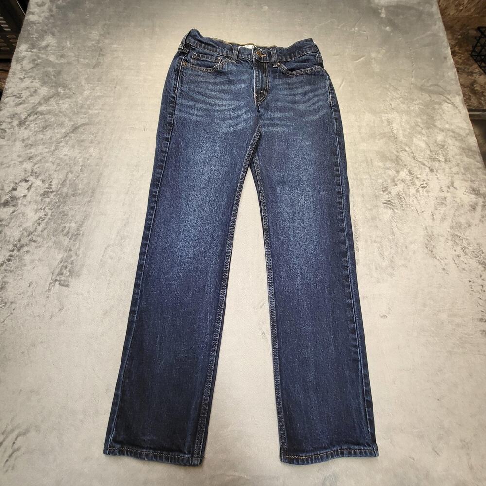 Signature By Levi Strauss Jeans Mens 29x30 Blue Dark Wash Straight Denim Stretch